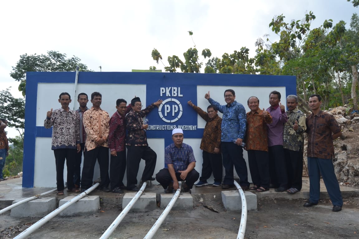 PTPP Facilitates Clean Water in Gunung Kidul