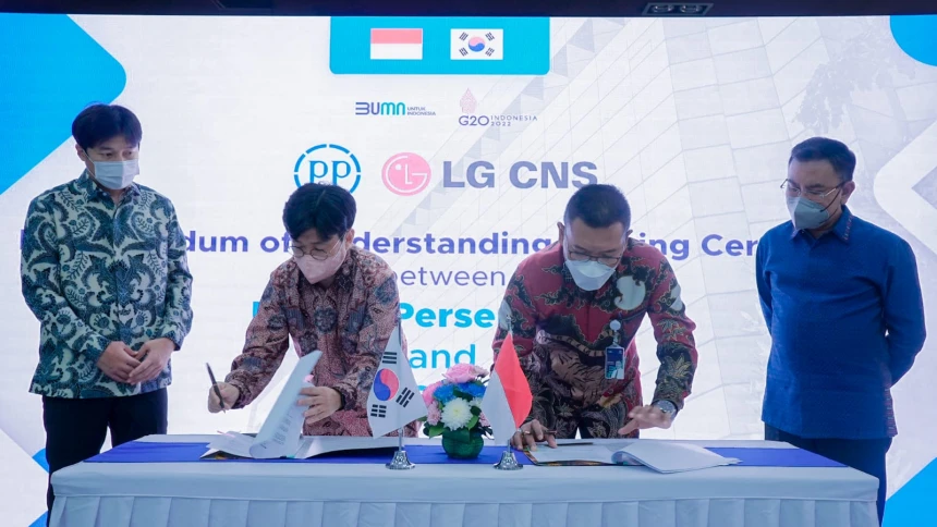 PTPP dan LG Tandatangani Nota Kesepahaman Pengembangan Smart City
