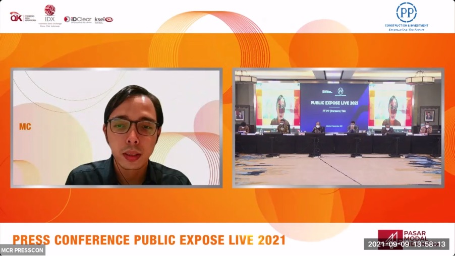 Press Conferece Atas Hasil Kegiatan Public Expose Live 2021