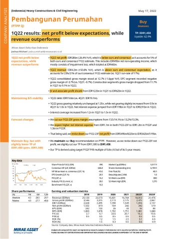 Mirae Sekuritas, Company Update Q123