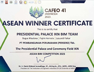 ASEAN Winner Category -  Proyek Istana Negara IKN - ASEAN BIM Competition 2023