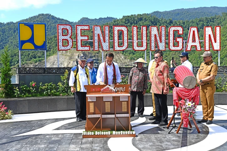 Peresmian Bendungan Lolak oleh Presiden RI; Proyek Strategis Nasional yang dibangun oleh PTPP di Mongondow Sulawesi Utara