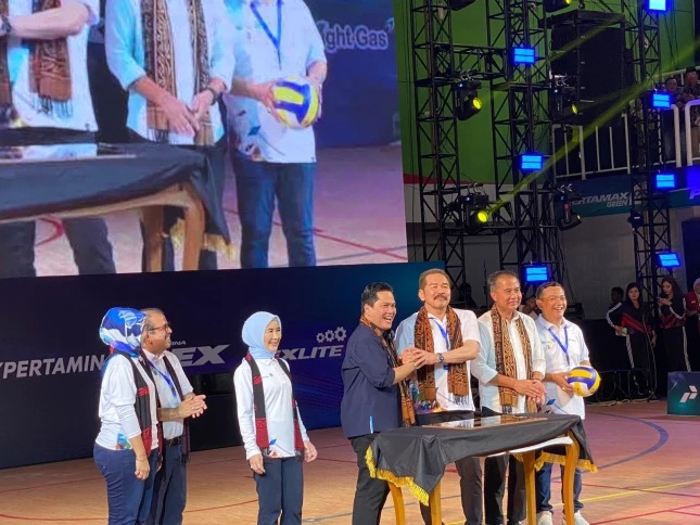 Peresmian Proyek GGM Pertamina; Proyek yang dibangun PTPP dan diresmikan oleh Menteri BUMN
