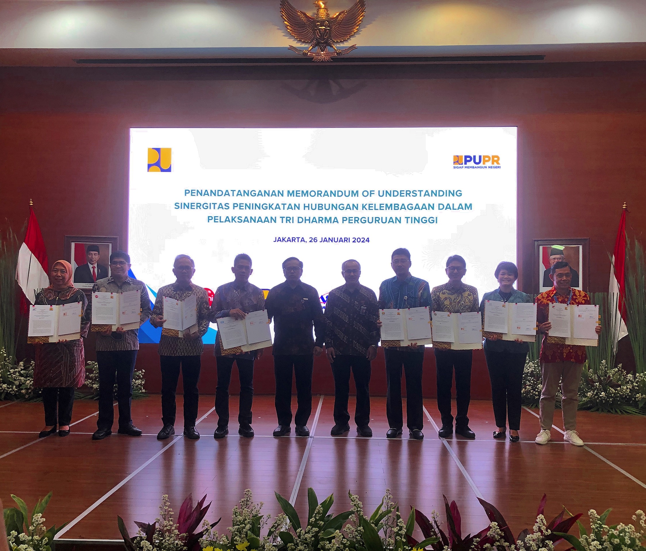 Signing of MoU on Synergy in Improving Institutional Relationships in the Implementation of the Tri Dharma of Higher Education
