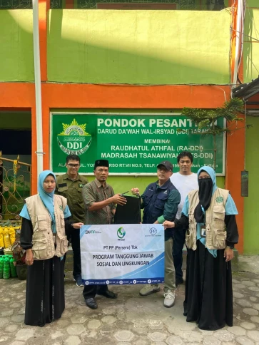 Bantuan makanan bergizi Bekal PPintar untuk Pondok Pesantren Darud Da'wah Wal Irsyad Tarakan Kalimantan Utara