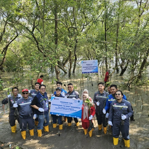 PENANAMAN MANGROVE DI EKOWISATA MANGROVE WONOREJO SURABAYA