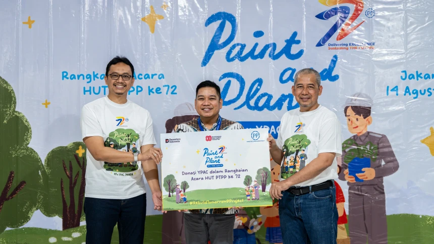 PAINT & PLANT PROGRAM AT YPAC 72ND ANNIVERSARY OF PTPP
