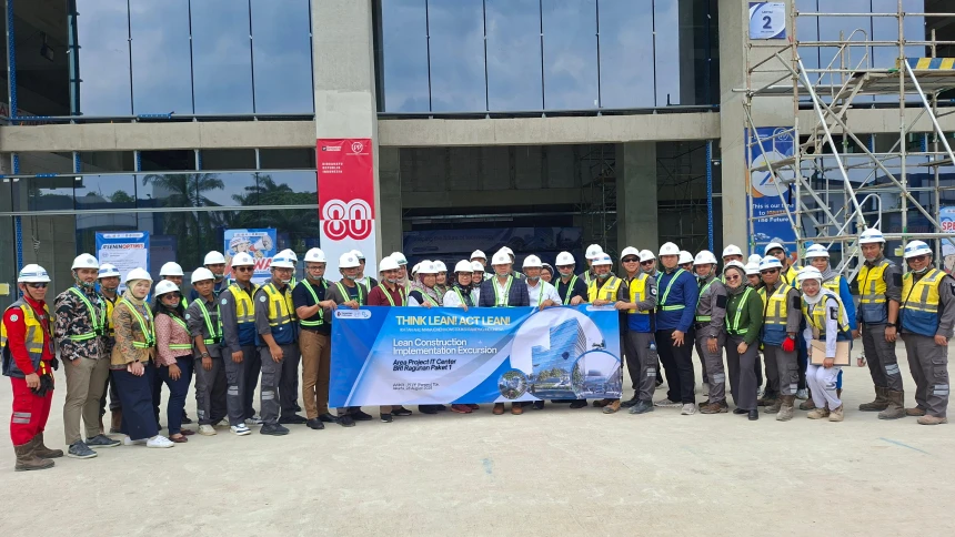 Proyek BRI Ragunan yang dibangun oleh PTPP terpilih sebagai Proyek Strategis yang Menerapkan Lean Construction; Komitmen PTPP dalam Menerapkan Inovasi Manajemen Konstruksi di Indonesia