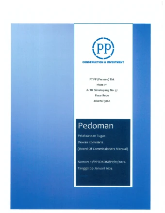 Board Manual Commisioner