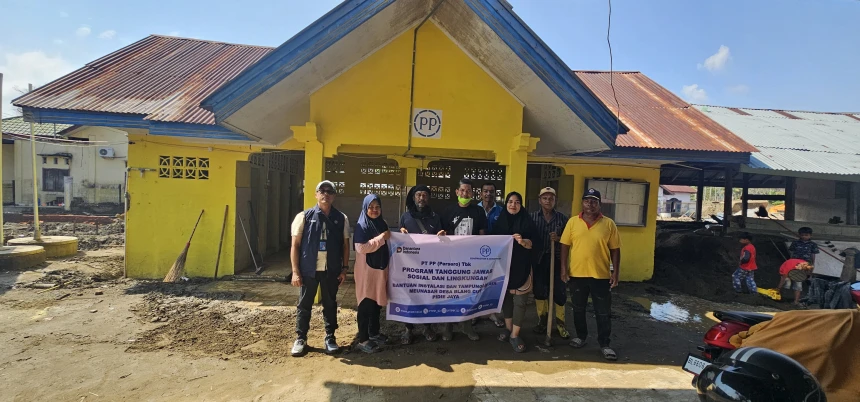 PT PP (Persero) Tbk Salurkan Bantuan Renovasi Mushola di Desa Blang Cut Pidie Jaya Guna Pulihkan Sarana Ibadah Pascabanjir