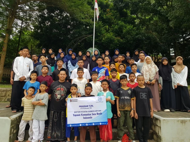 Wujudkan Generasi Berkarakter: PT PP Dukung Summer Camp Yayasan Komunitas Satu Benih